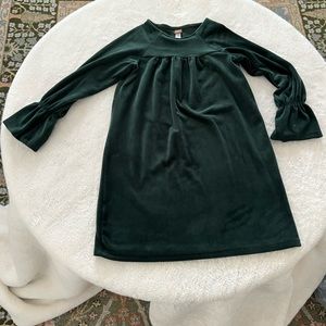 Tea brand girls dress in emerald velvet size 7…worn maybe once by my daughter.